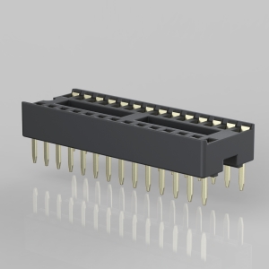 CIS2540X0XX 2.54mm Stamped Pin IC Socket 