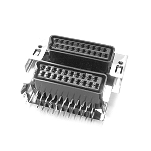 7006 SERIES - SCART CONNECTOR DUAL PORT WITH SHELL - Chufon Technology Co., Ltd.