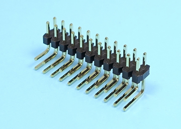 LP/H200RGN a B c／b -2xXX - 2.0mm Pin Header H:1.5 W:4.0 Dual Row Down Angle DIP Type - LAI HENG TECHNOLOGY LTD.