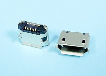 LMCUB-22TBH051T124LXX - MICRO USB B TYPE 5Pin Female SMT Shell DIP,With Post - LAI HENG TECHNOLOGY LTD.