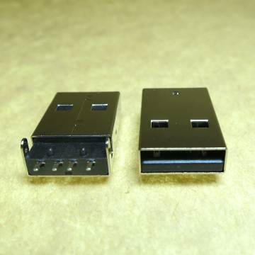 3211-APSE-01UB - USB PLUG SMT A-TYPE 4P Black   1u