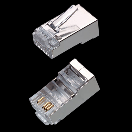 P8-013-1 - 8P4C-R Shielded-(1.2.3.6 Pin) - Plug Master Industrial Co., Ltd.