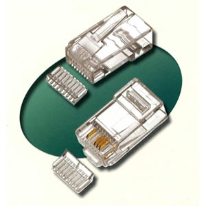 P8-022 - 8P4C-R W/Bevel Insert( 1.2.3.6 Pin) - Plug Master Industrial Co., Ltd.