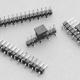 Pin -Header- Strips- Single row for Surfase Mount Technic and High-Temperature Body 2.54mm pitch , Vertical Type