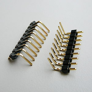 2.54 mm Single Row Right Angle Pin Headers