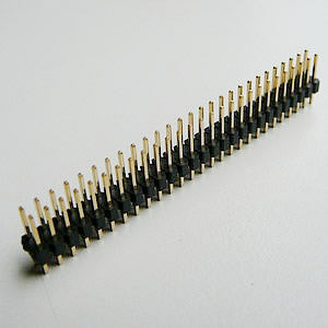 2.54 mm Dual Row Straight Angle Pin Headers